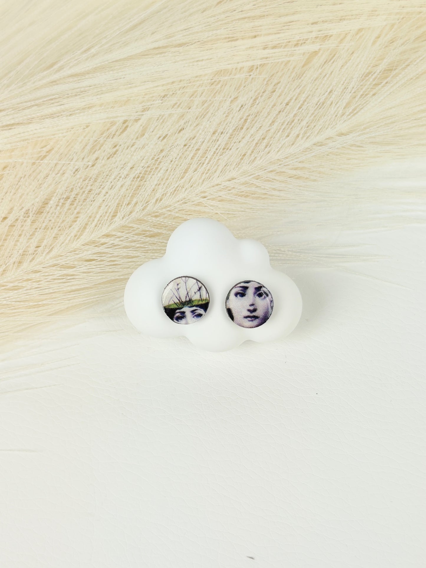 Orecchini a lobo Fornasetti 2