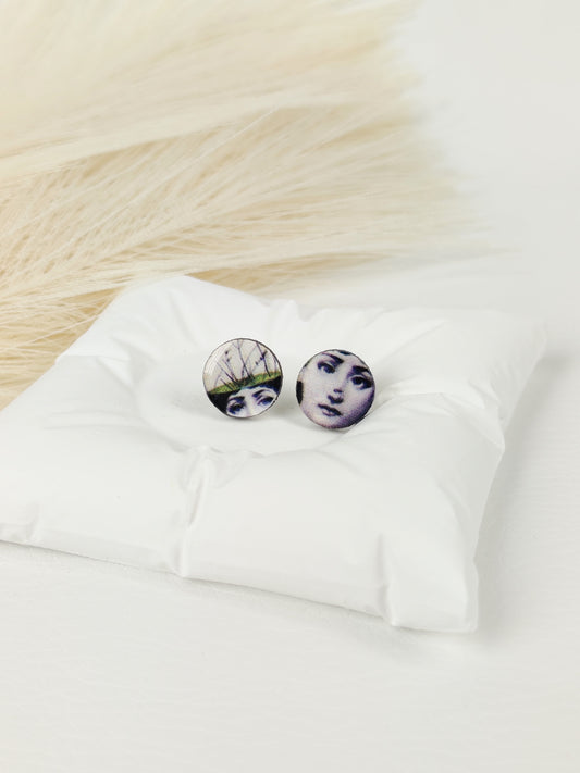 Orecchini a lobo Fornasetti 2