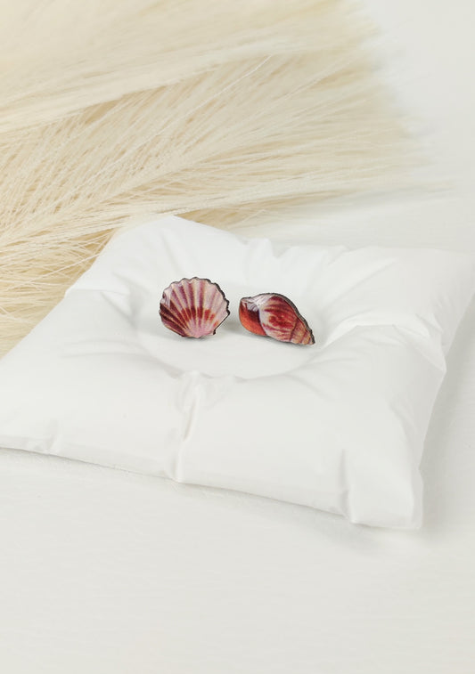 Orecchini a lobo conchiglie