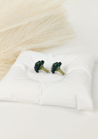 Orecchini a lobo broccolo