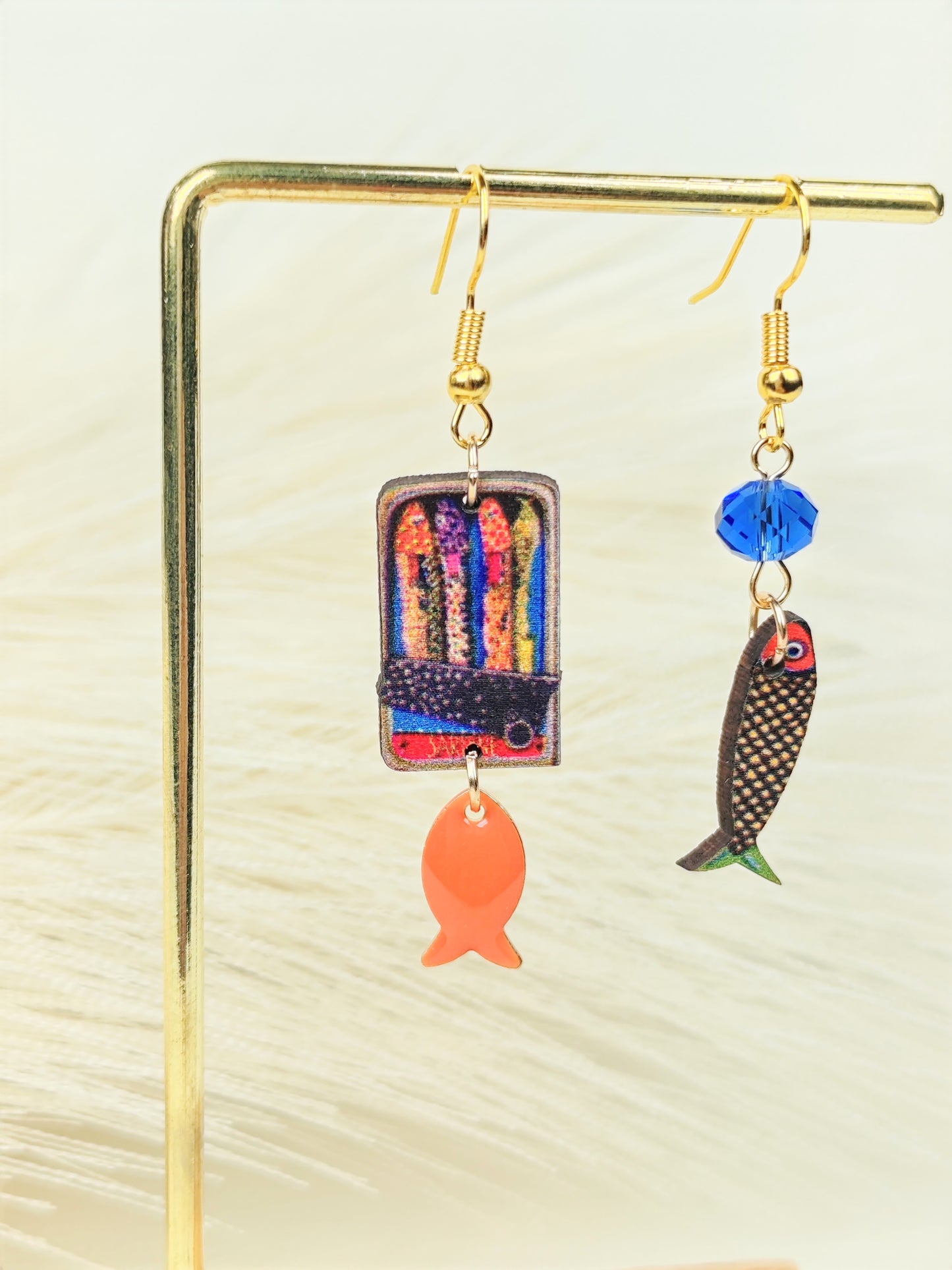 Orecchini Sardine Multicolor
