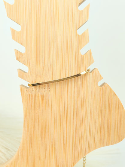 Cavigliera in acciaio fascia