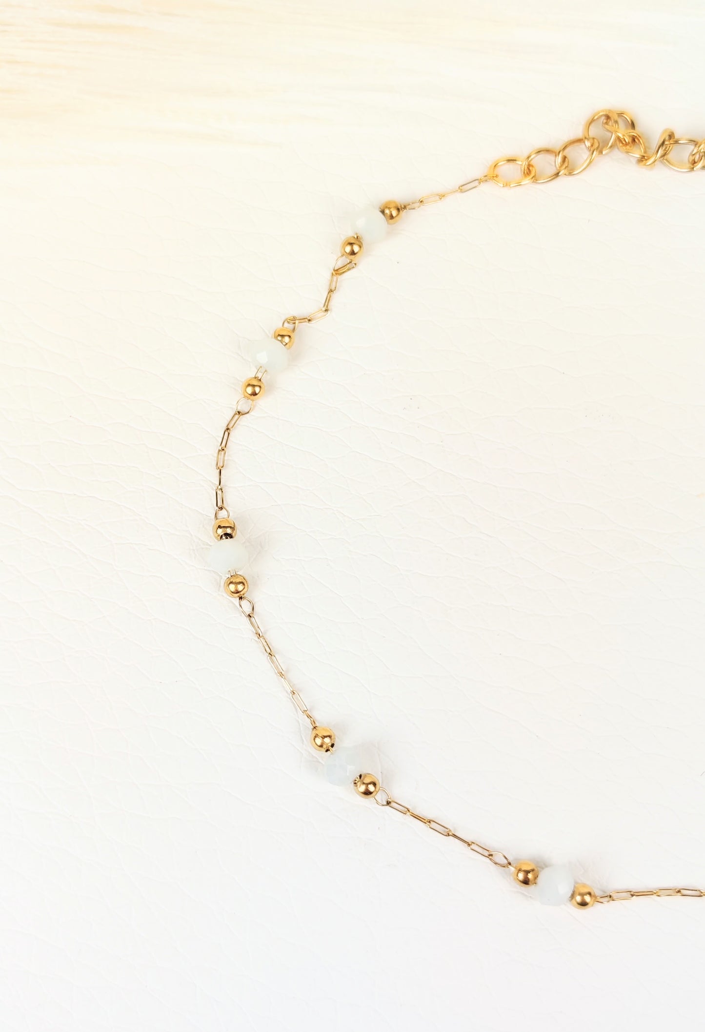 Bracciale acciaio cristalli bianchi 2 mm
